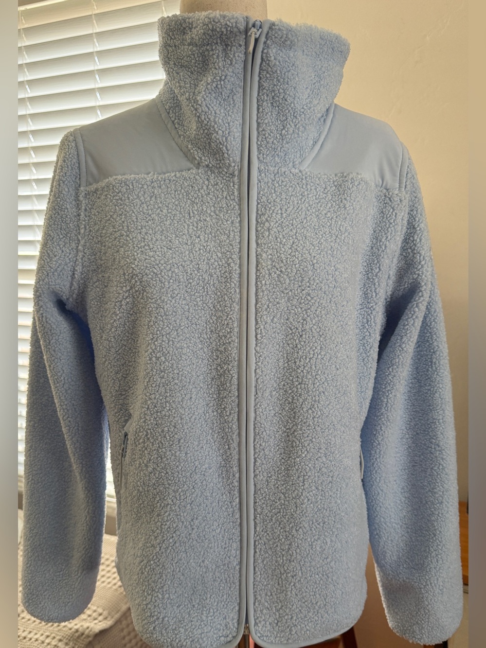 Under Armour Light Blue Performance Top with Branded Neckband